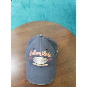 Balloon Fiesta Baseball Hat Cap Mens Adjustable One Sz Snapback Blue Cotton